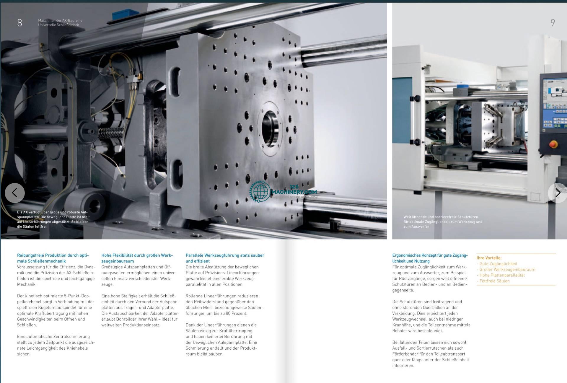 Show advert Used KRAUSS MAFFEI KM180-750 AX Electric machines